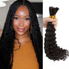 Bulk ,Brésiliens Vierge Naturelle Human Hair Deep Wave Extensions 100 grammes-bohemian-braids