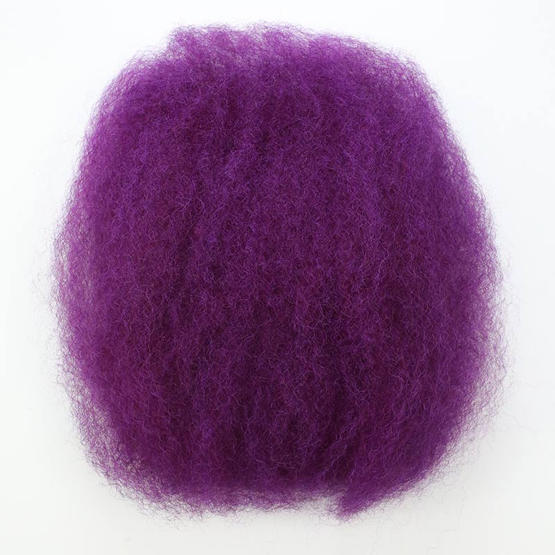 Afro Kinky Bulk Human Hair couleur mauve,  50 g/Paquet