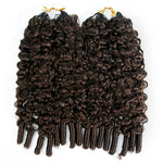#4 Burmese Curly Crochet Human Hair for Boho Braids Miracle Knots