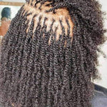 Coiffure Micro twist cheveux naturels