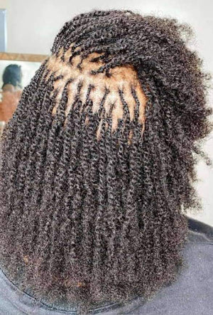 Coiffure Micro twist cheveux naturels