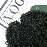 Crochet Extensions de cheveux humains kinky curly pré-séparés sans noeuds Crochet cheveux humains avec boucle pour torsion Boho tresses