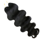 Crochet Extensions de cheveux humains body wave  pré-séparés sans noeuds Crochet cheveux humains avec boucle pour torsion Boho tresses