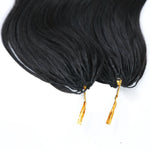 Crochet Extensions de cheveux humains body wave  pré-séparés sans noeuds Crochet cheveux humains avec boucle pour torsion Boho tresses