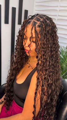 Bohémian braid cheveux humains deep wave