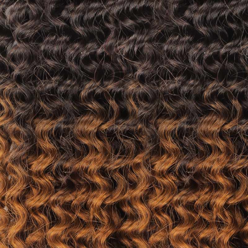 Crochet Extensions de cheveux humains deep wave  1B/30 pré-séparés sans noeuds Crochet cheveux humains avec boucle pour torsion Boho tresses