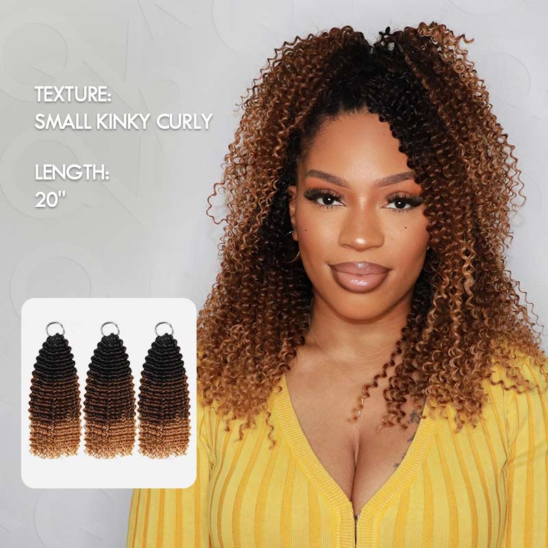 Mèches pour crochet braids Human hair kinky curly
