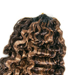 burmese curly human crochet hair couleur 4/27