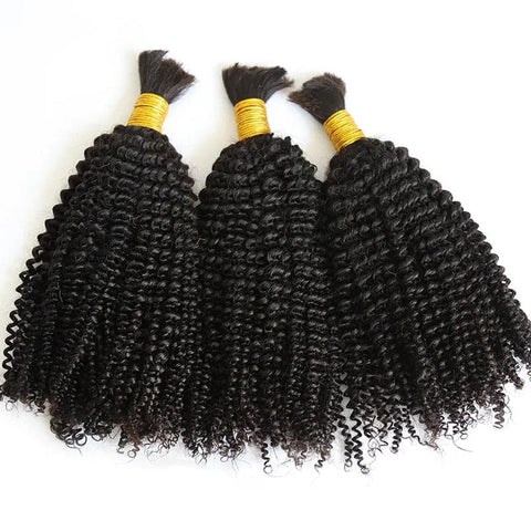 Bulk ,Brésiliens Vierge Naturelle Human Hair KINKY AFRO Extensions 100 grammes-bohemian-braids (Copie) (Copie)