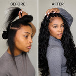 Crochet Extensions de cheveux humains body wave  pré-séparés sans noeuds Crochet cheveux humains avec boucle pour torsion Boho tresses