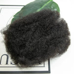 Afro Kinky Bulk Human Hair couleur  noire naturelle,  50 g par Paquet