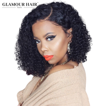 Perruque courte discount frisée