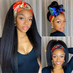 PERRUQUE BANDEAU AFRO LISSE - Glamour hair paris