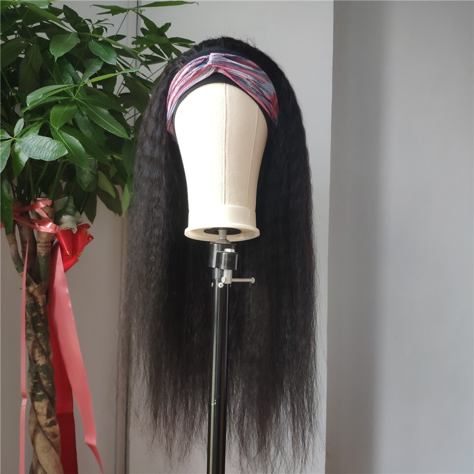Perruque Bandeau Cheveux Naturels Afro Noir – Lace Wig Paris